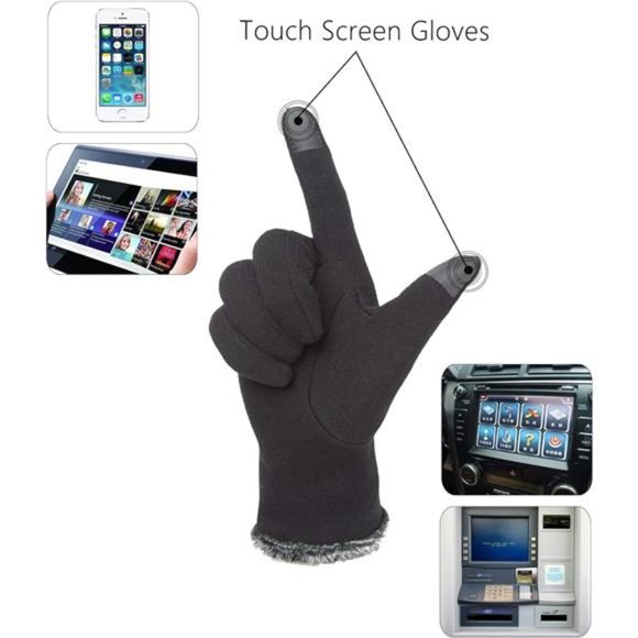 Winter Gloves for Women with Touch Screen, Black New With Tags - Picture 6 of 6